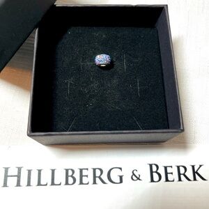 Hillberg & Berk charm bead pendant with Swarovski crystals. New